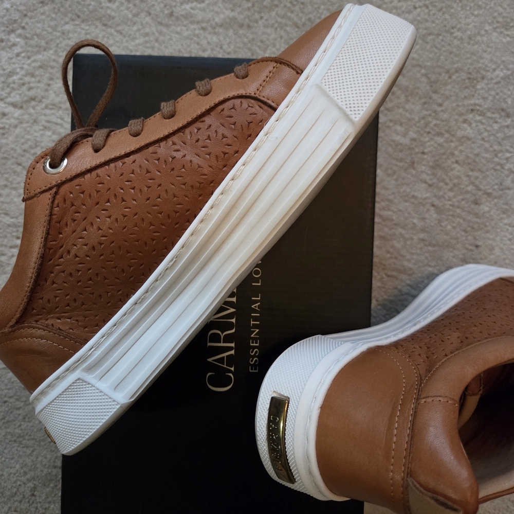Carmela Platform Sneakers Sz 38 (8) - Picture 2 of 16